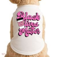 Black Lives BUT FIRST Coffee Matter Black Month History Doggie Tank thumb 0