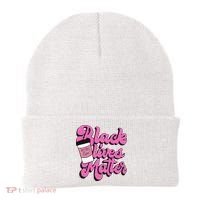 Black Lives BUT FIRST Coffee Matter Black Month History Beanie thumb 0