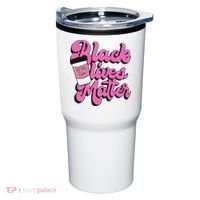 Black Lives BUT FIRST Coffee Matter Black Month History Tumbler thumb 0