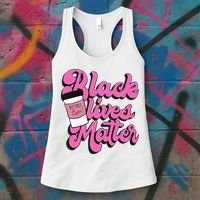Black Lives BUT FIRST Coffee Matter Black Month History Women's Tank Top thumb 3