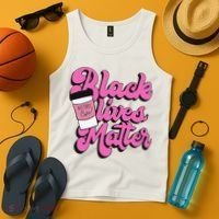 Black Lives BUT FIRST Coffee Matter Black Month History Tank Top thumb 4
