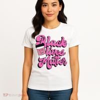Black Lives BUT FIRST Coffee Matter Black Month History Women's T-Shirt thumb 4