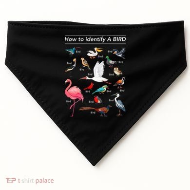 Birdwatcher Lover Birdwatching How To Identify A Bird USA-Made Doggie Bandana