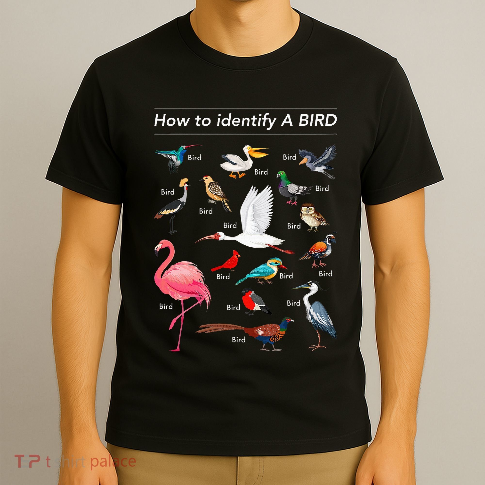 Birdwatcher Lover Birdwatching How To Identify A Bird T-Shirt