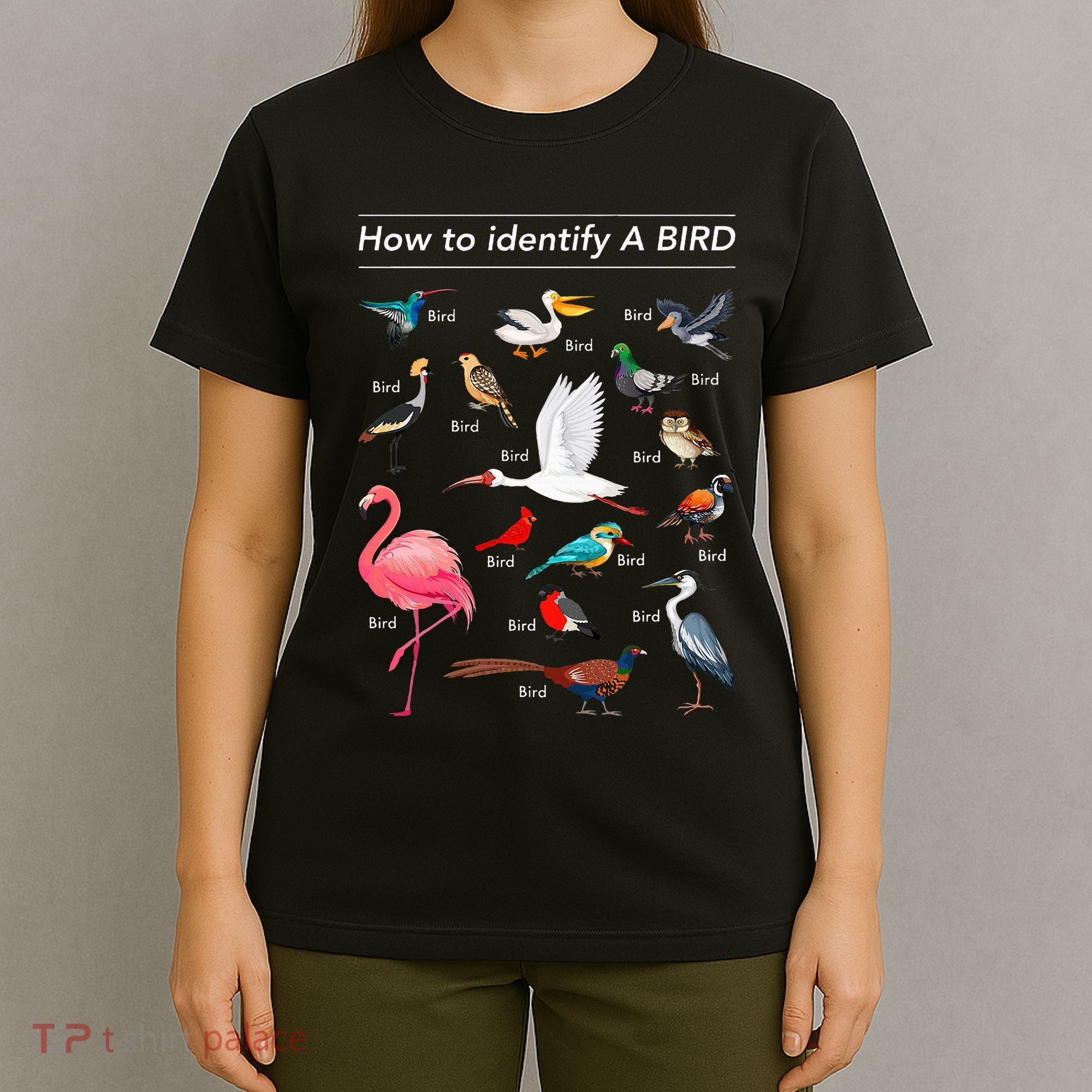 Birdwatcher Lover Birdwatching How To Identify A Bird T-Shirt