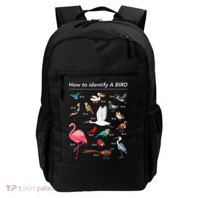 Birdwatcher Lover Birdwatching How To Identify A Bird Backpack