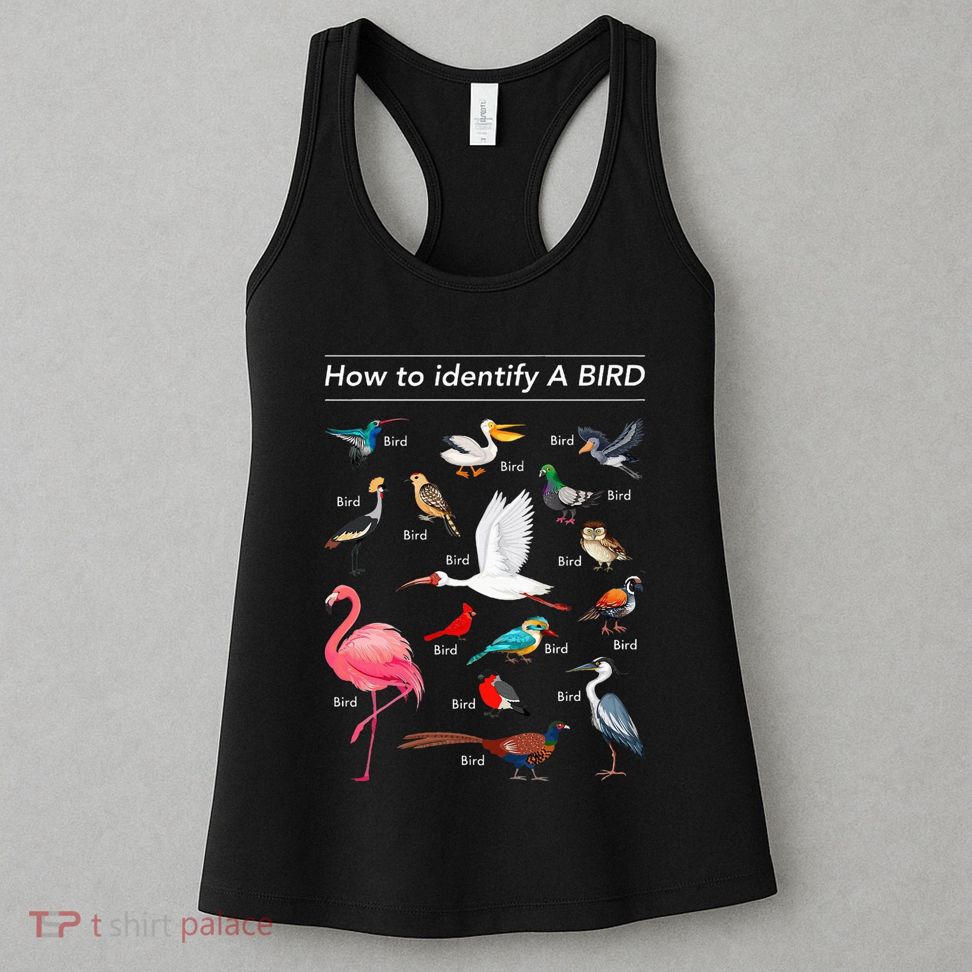 Birdwatcher Lover Birdwatching How To Identify A Bird Women's Tank Top