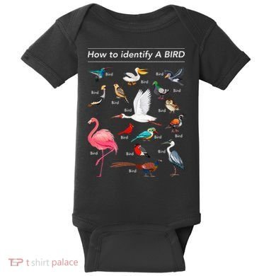 Birdwatcher Lover Birdwatching How To Identify A Bird Baby Bodysuit