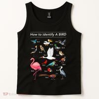 Birdwatcher Lover Birdwatching How To Identify A Bird Tank Top thumb 2