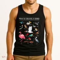 Birdwatcher Lover Birdwatching How To Identify A Bird Tank Top thumb 3