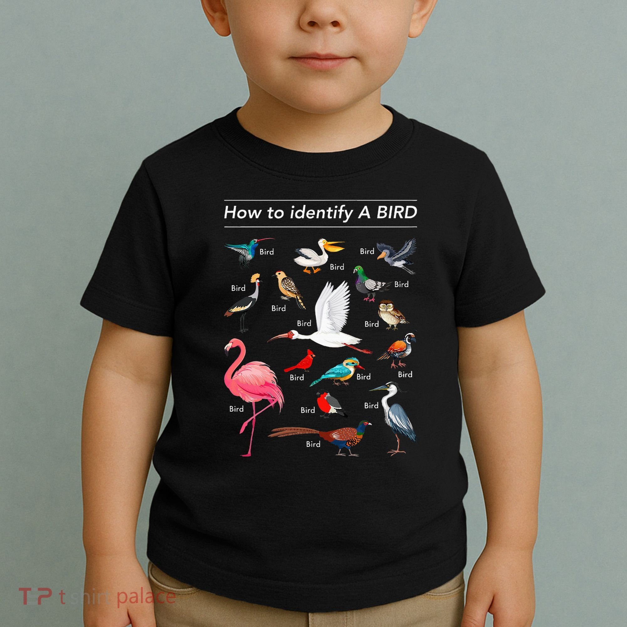 Birdwatcher Lover Birdwatching How To Identify A Bird Toddler T-Shirt