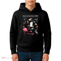 Birdwatcher Lover Birdwatching How To Identify A Bird Kids Hoodie thumb 4
