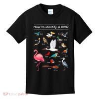 Birdwatcher Lover Birdwatching How To Identify A Bird Kids T-Shirt thumb 0