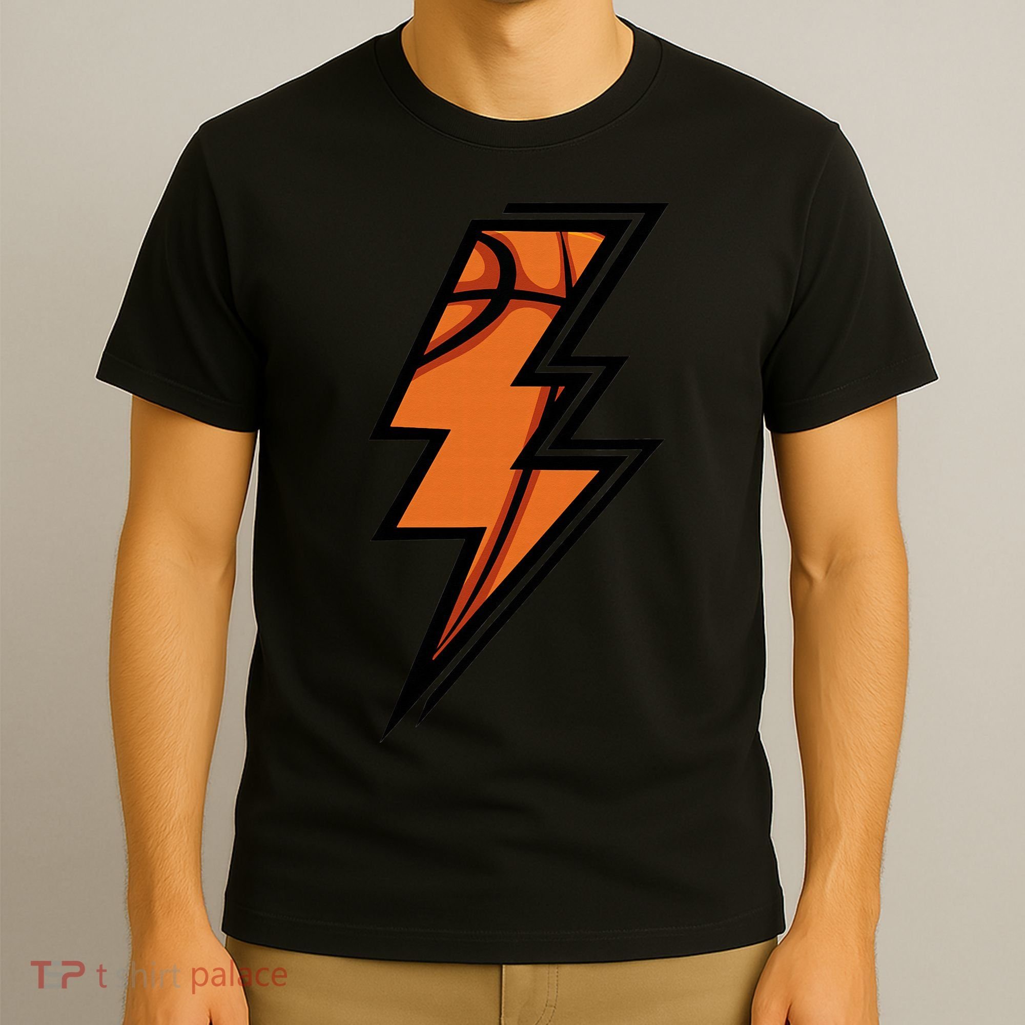 Basketball Lightning Basketball Mom Dad Game Day T-Shirt