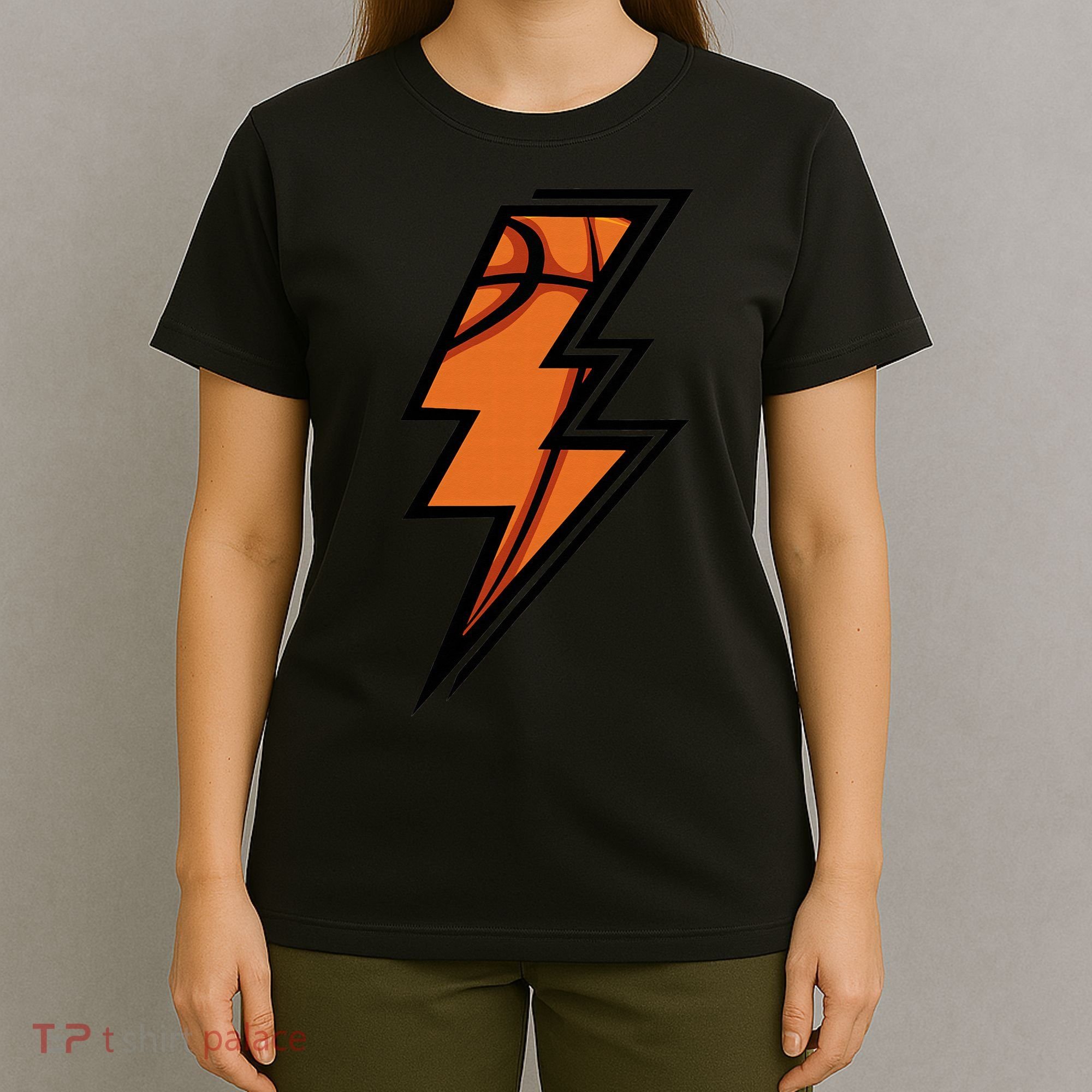 Basketball Lightning Basketball Mom Dad Game Day T-Shirt