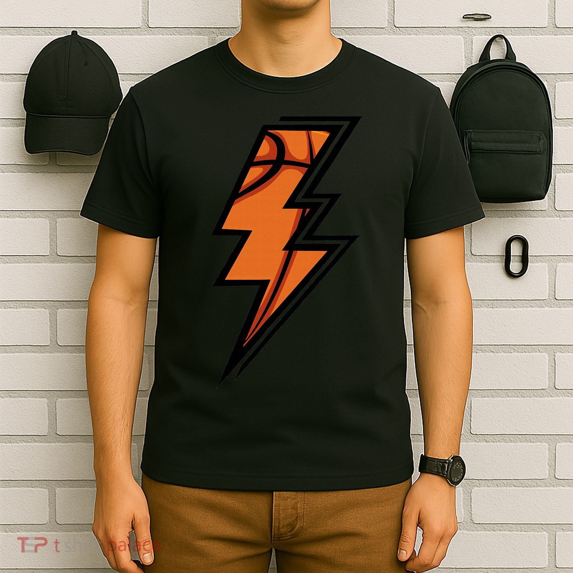 Basketball Lightning Basketball Mom Dad Game Day T-Shirt