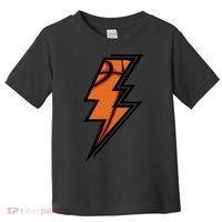Basketball Lightning Basketball Mom Dad Game Day Toddler T-Shirt thumb 0