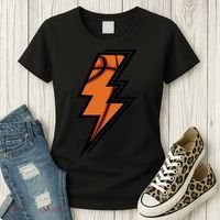 Basketball Lightning Basketball Mom Dad Game Day Women's T-Shirt thumb 3