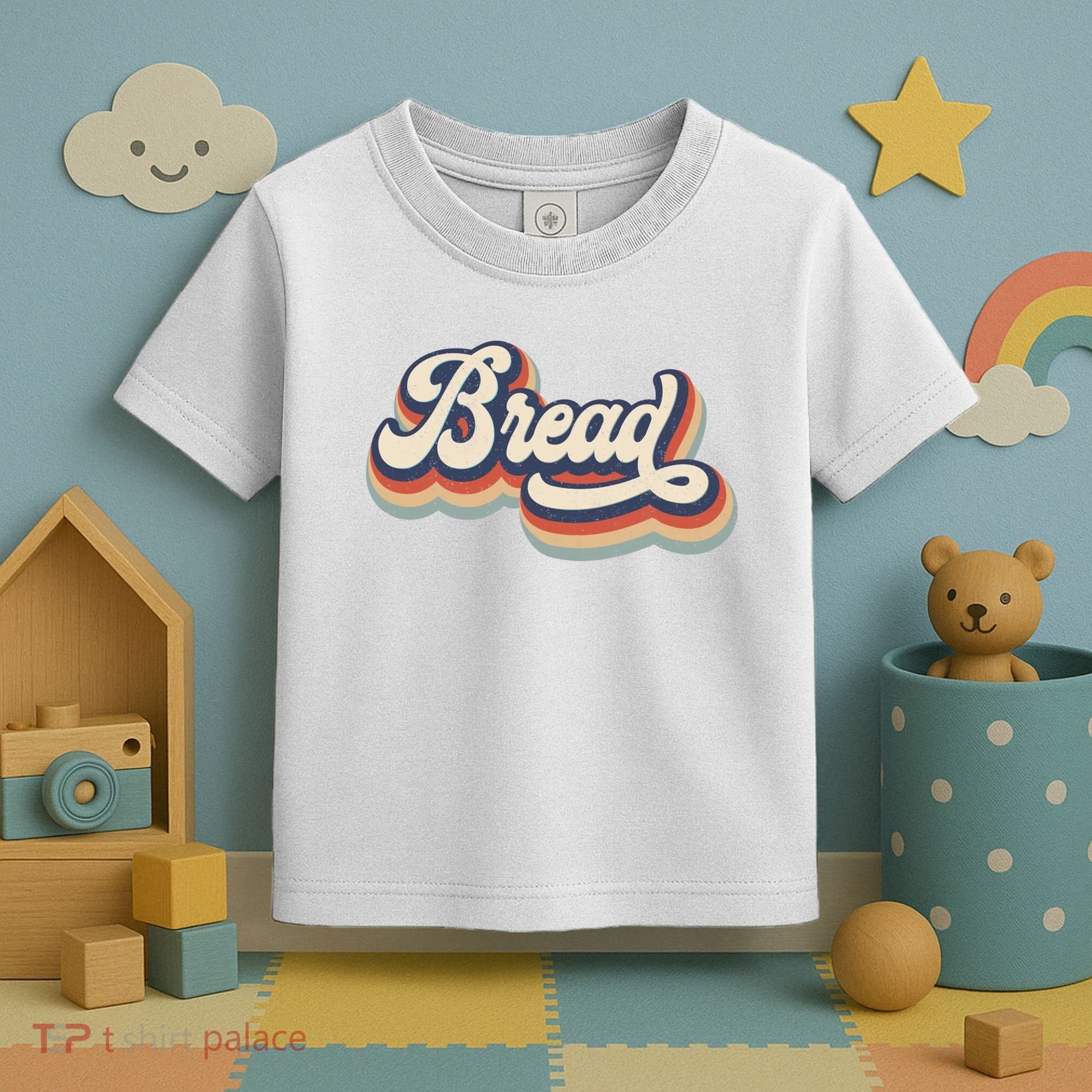 Bread Lover Baking Funny Retro Toddler T-Shirt