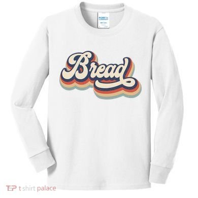 Bread Lover Baking Funny Retro Kids Long Sleeve Shirt