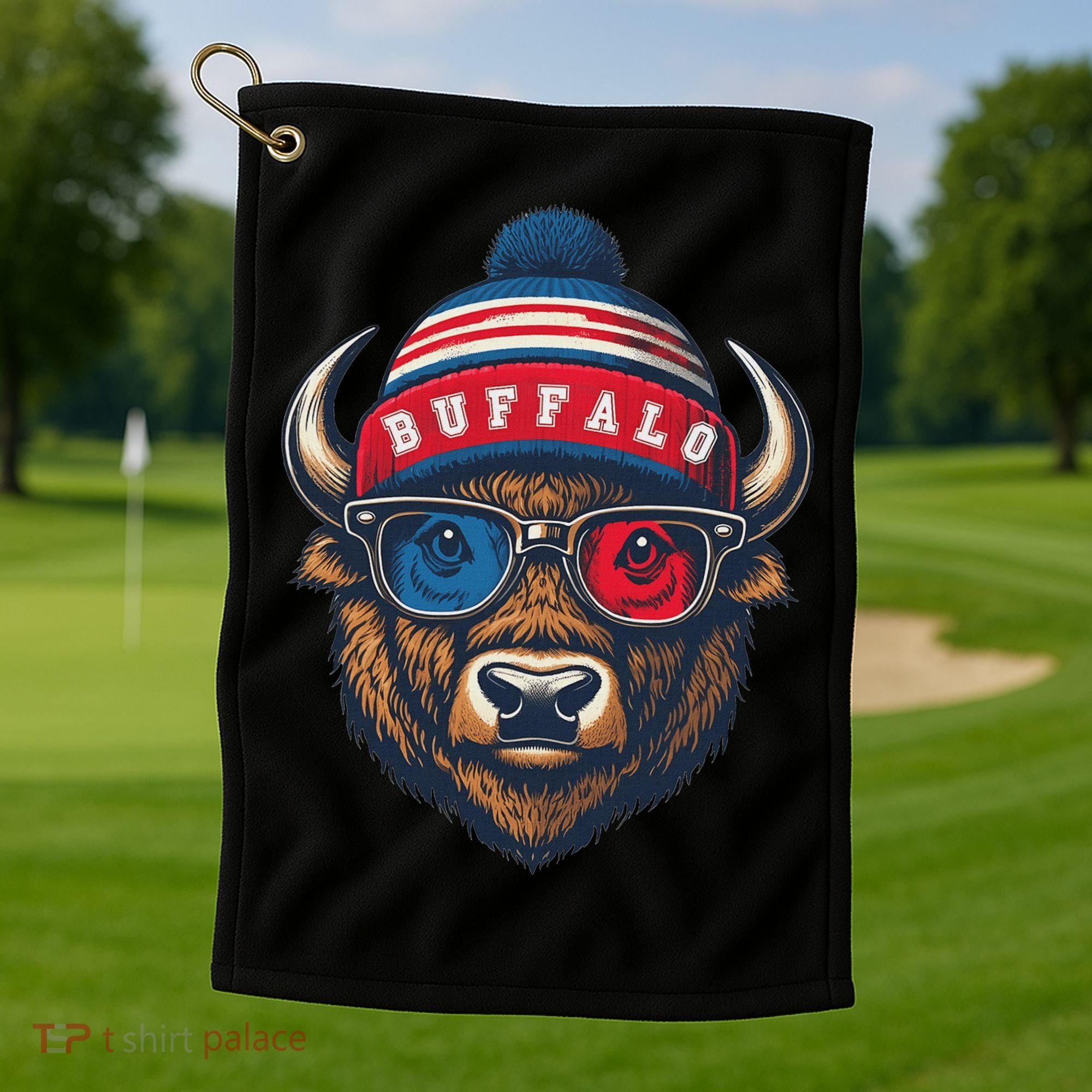 Buffalo Lovers Golf Towel
