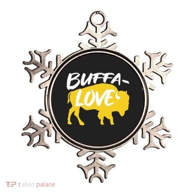 Buffa Love Buffalo Choose Love Design Ornament