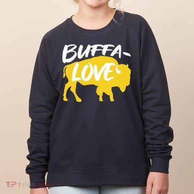 Buffa Love Buffalo Choose Love Design Women's Sweatshirt