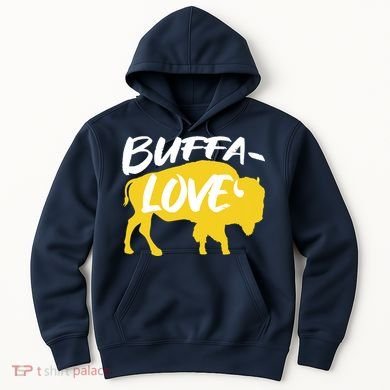 Buffa Love Buffalo Choose Love Design Hoodie