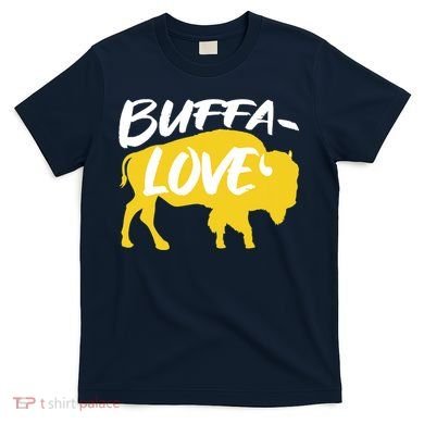 Buffa Love Buffalo Choose Love Design T-Shirt