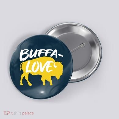 Buffa Love Buffalo Choose Love Design Button