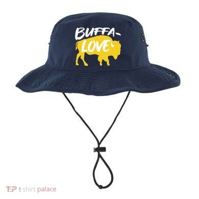 Buffa Love Buffalo Choose Love Design Bucket Hat