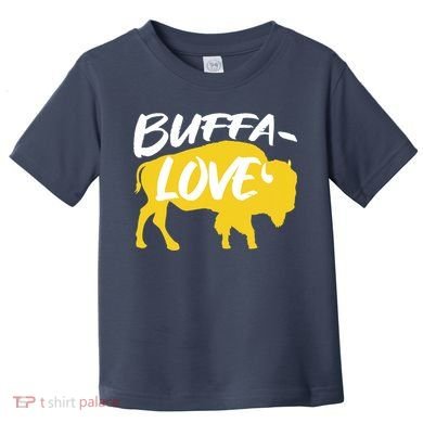 Buffa Love Buffalo Choose Love Design Toddler T-Shirt