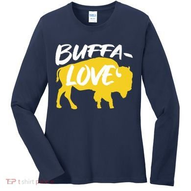 Buffa Love Buffalo Choose Love Design Women's Long Sleeve Shirt