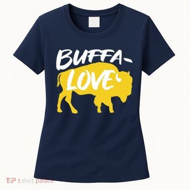Buffa Love Buffalo Choose Love Design Women's T-Shirt