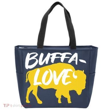 Buffa Love Buffalo Choose Love Design Tote Bag
