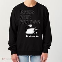 Book Lovers Books Cats And Coffee Women's Sweatshirt thumb 0