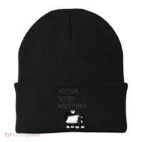 Book Lovers Books Cats And Coffee Beanie thumb 0