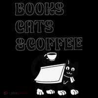 Book Lovers Books Cats And Coffee Women's Tank Top thumb 5