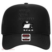 Book Lovers Books Cats And Coffee Hat thumb 0