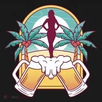 Beer Lover Beach Paradise Bucket Hat thumb 4