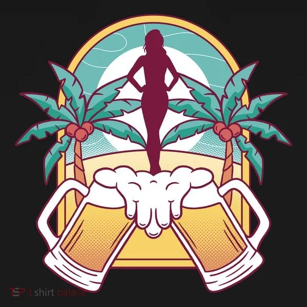 Beer Lover Beach Paradise Bucket Hat