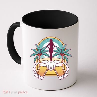 Beer Lover Beach Paradise Coffee Mug