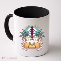 Beer Lover Beach Paradise Coffee Mug thumb 0