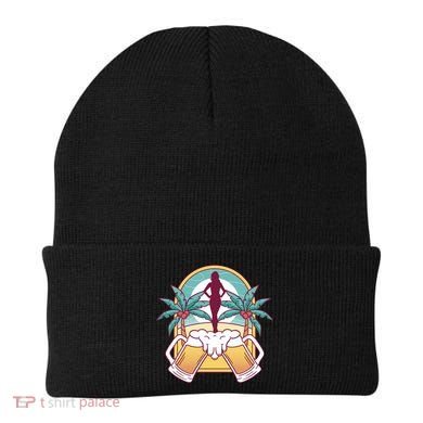 Beer Lover Beach Paradise Beanie