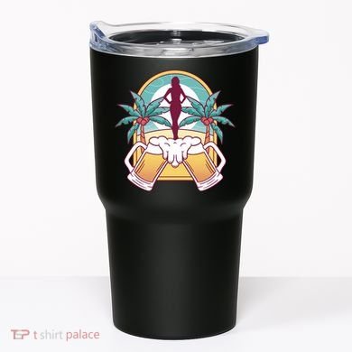 Beer Lover Beach Paradise Tumbler