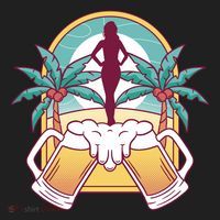 Beer Lover Beach Paradise Tumbler thumb 3