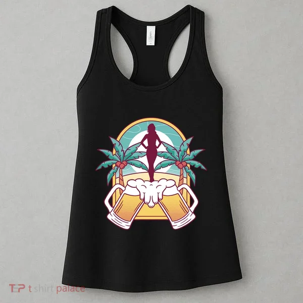Beer Lover Beach Paradise Women's Tank Top