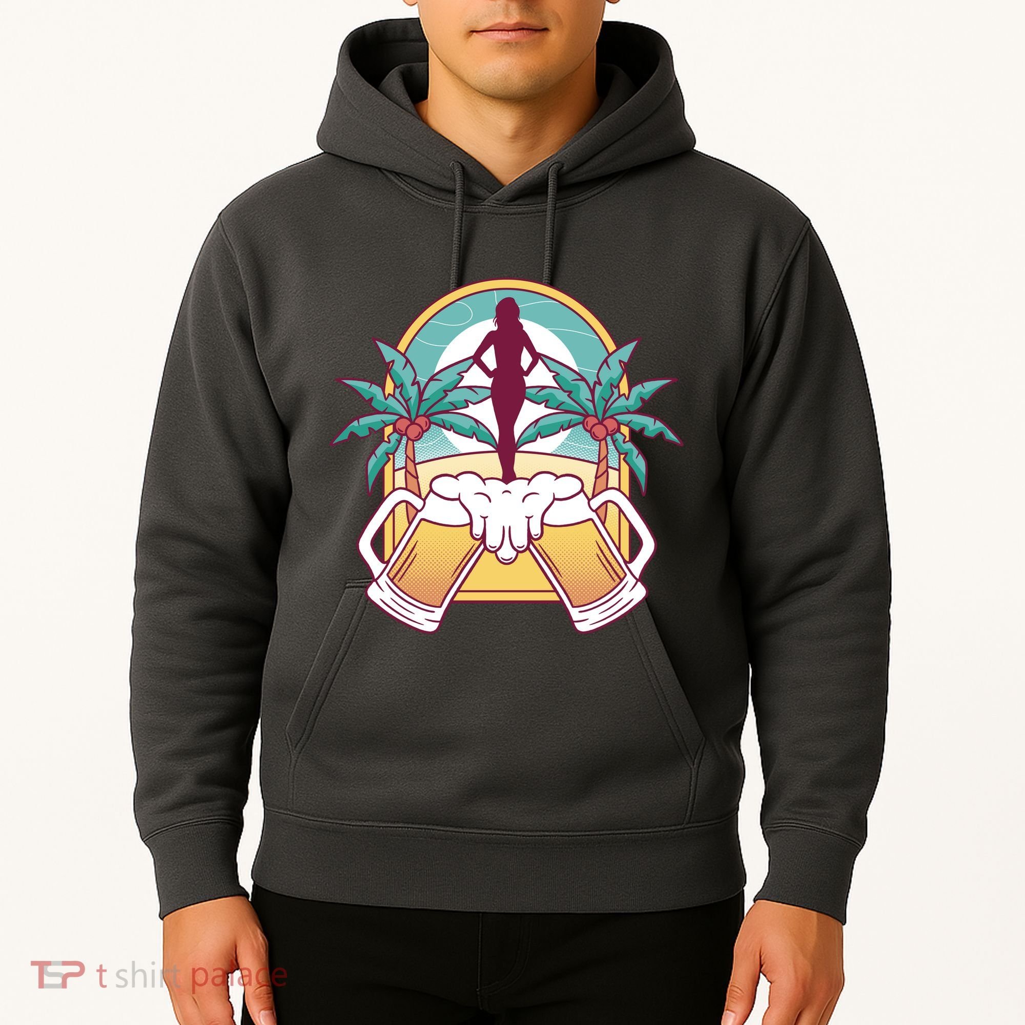 Beer Lover Beach Paradise Hoodie