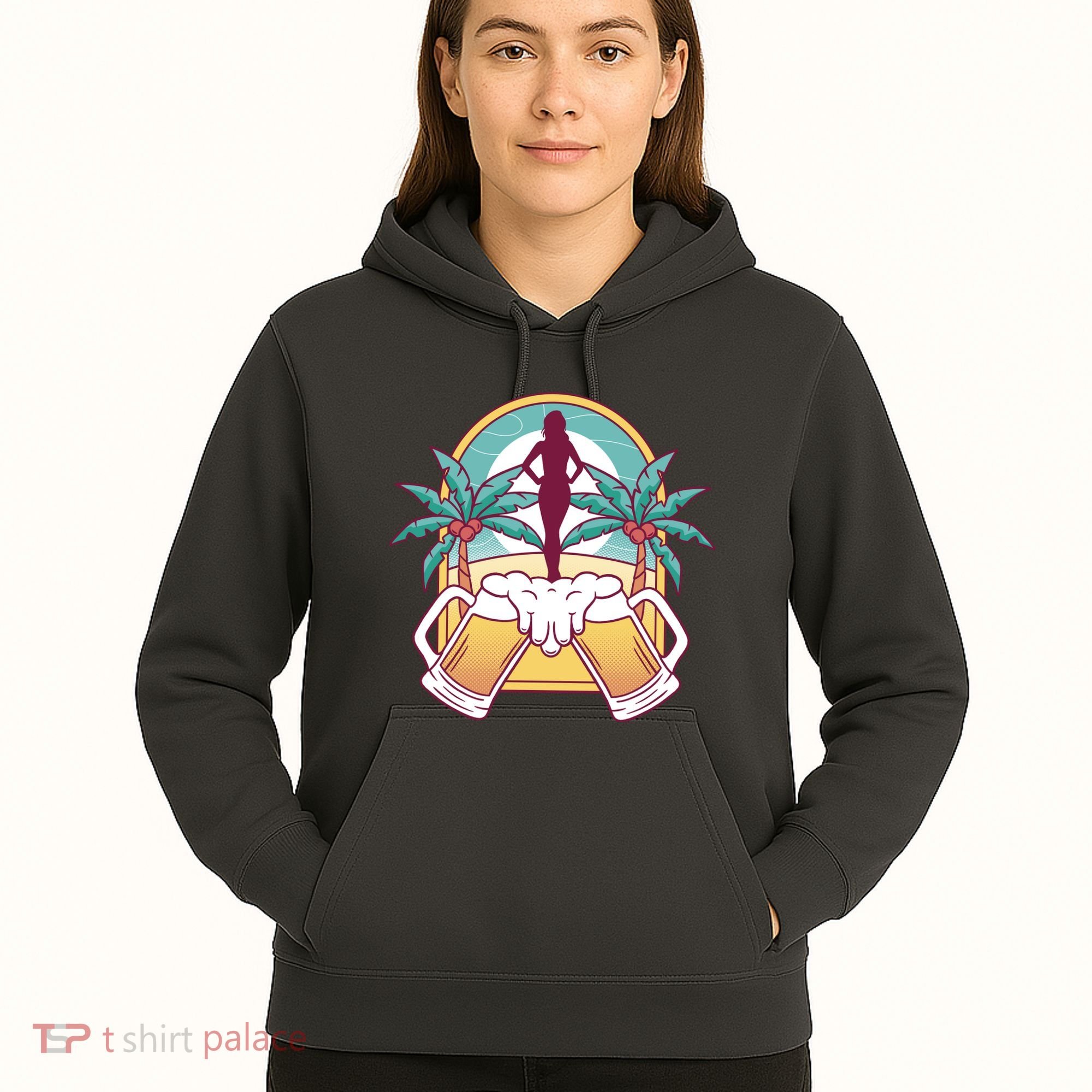 Beer Lover Beach Paradise Hoodie