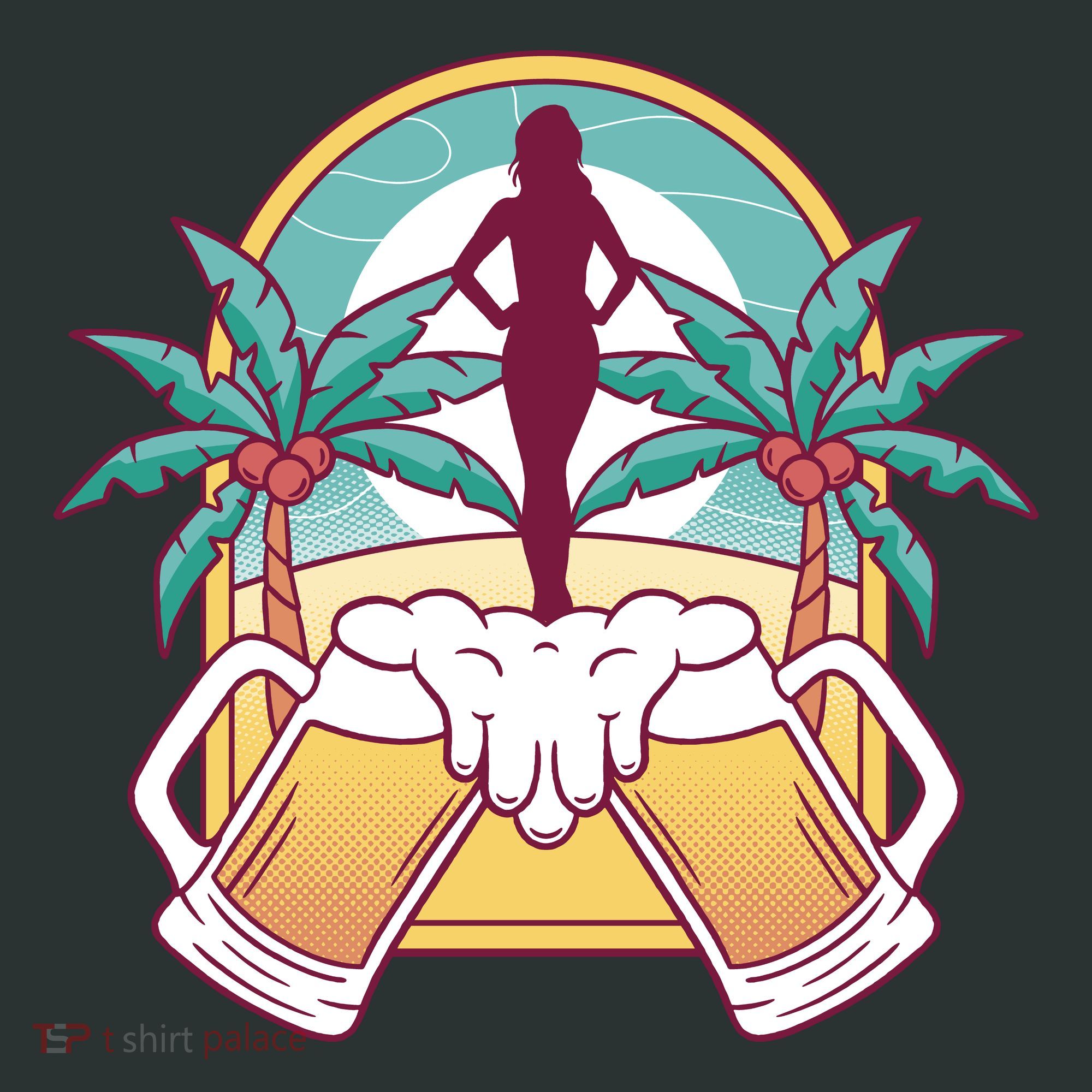Beer Lover Beach Paradise Hoodie